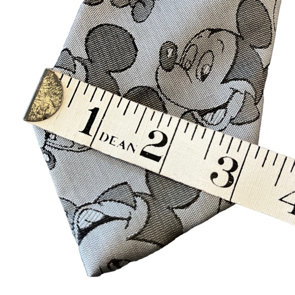 Disney Mickey Mouse Grey Neck Tie EUC - Picture 4 of 7